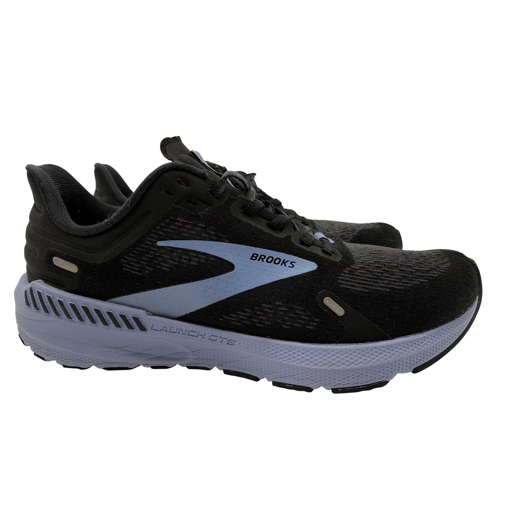 Brooks Launch GTS 8 Running Shoes Womens 8 Black Lavender Excellent Support